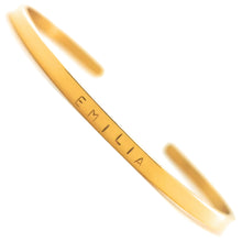 Cargar imagen en el visor de la galería, Brazalete Nombre Personalizable Stamping