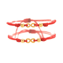 Cargar imagen en el visor de la galería, Set de 2 Pulseras de Infinito Mini