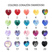 Cargar imagen en el visor de la galería, Collar de Inicial con opción añadir un Corazón de Swarovski