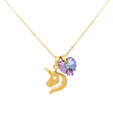 Cargar imagen en el visor de la galería, Collar Unicornio Swarovski