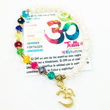 Cargar imagen en el visor de la galería, Pulsera 7 chakras OM