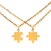 Cargar imagen en el visor de la galería, Set de 2 Collares de Rompecabezas
