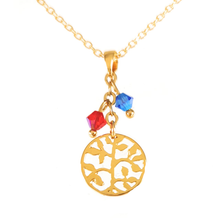 Cargar imagen en el visor de la galería, Collar Árbol de la Vida para Mamá Personalizado con las Piedras del Mes de sus Hijos
