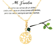 Cargar imagen en el visor de la galería, Collar Árbol de la Vida para Mamá Personalizado con las Piedras del Mes de sus Hijos

