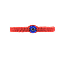 Cargar imagen en el visor de la galería, Pulsera Para Bebe Roja con Ojo Turco Azul
