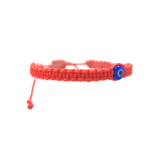 Cargar imagen en el visor de la galería, Pulsera Para Bebe Roja con Ojo Turco Azul
