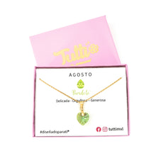 Cargar imagen en el visor de la galería, Collar Piedra del mes de Agosto
