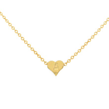 Cargar imagen en el visor de la galería, Collar Corazón Mini Personalizable con Inicial
