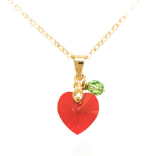 Cargar imagen en el visor de la galería, Collar Manzana Swarovski
