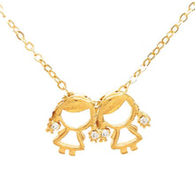 Cargar imagen en el visor de la galería, Collar de 2 Niñas Shine
