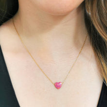 Cargar imagen en el visor de la galería, Collar Corazón Ópalo

