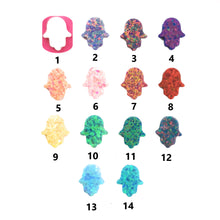 Cargar imagen en el visor de la galería, Collar Mano Hamsa ópalo
