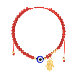 Pulsera Good Vibes Only Red