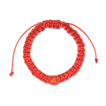 Cargar imagen en el visor de la galería, Pulsera Para Bebe Roja con Ambar
