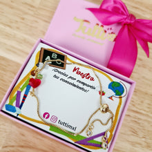 Cargar imagen en el visor de la galería, Pulsera Manzana Swarovski
